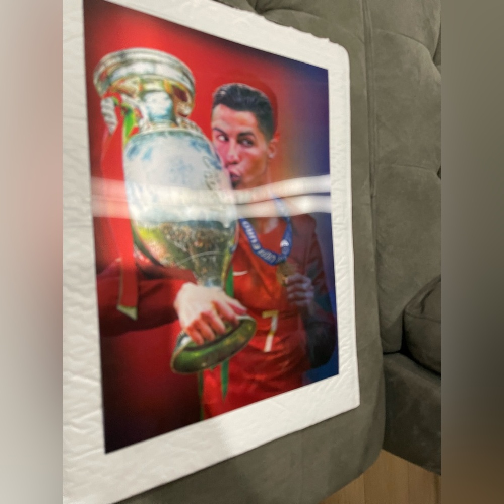 Ronaldo Soccer Champion Poster